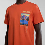 Napapijri S-CANADA  NP0A4HQMA621 T-shirt Πορτοκαλί S/S