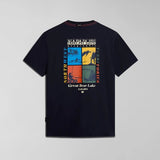 Napapijri S-GRAS  NP0A4HQN1761 T-shirt Σκούρο Μπλε S/S