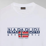 Napapijri S-AYLMER  NP0A4HTO0021 T-shirt Λευκό S/S