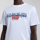 Napapijri S-AYLMER  NP0A4HTO0021 T-shirt Λευκό S/S