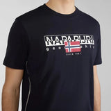 Napapijri S-AYLMER  NP0A4HTO0411 T-shirt Μαύρο S/S