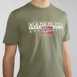 Napapijri S-AYLMER  NP0A4HTOGAE1 T-shirt Χακί S/S