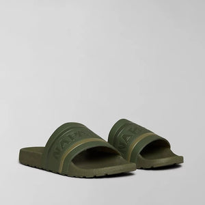 Napapijri S4 STREAMEAM01/SYN NP0AI8FGD61 Σαγιονάρες Χακί S/S