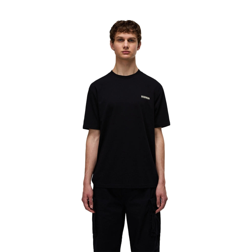 Napapijri S-SMALL BOX SS  NP0A88TR9411 T-shirt Μαύρο S/S