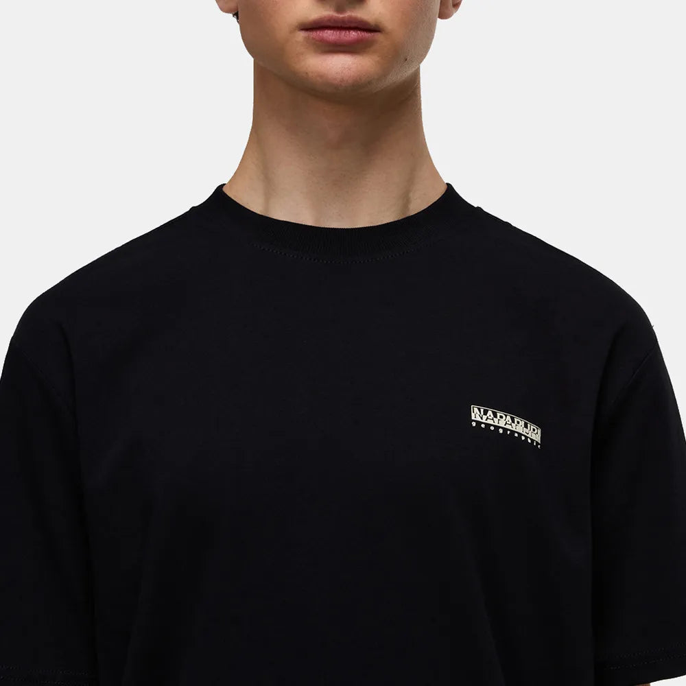 Napapijri S-SMALL BOX SS  NP0A88TR9411 T-shirt Μαύρο S/S
