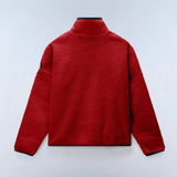 Napapijri T-ARCHIVE FLEECE HZ NP0A8A8HR1F1 Μπλούζα Κόκκινη F/W