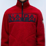 Napapijri T-ARCHIVE FLEECE HZ NP0A8A8HR1F1 Μπλούζα Κόκκινη F/W