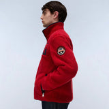 Napapijri T-ARCHIVE FLEECE HZ NP0A8A8HR1F1 Μπλούζα Κόκκινη F/W
