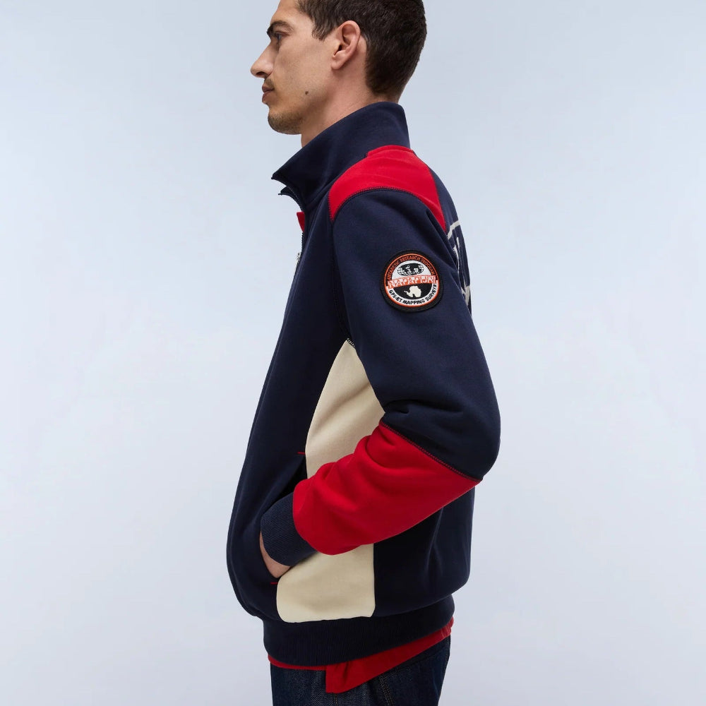 Napapijri B-ARCHIVE SWEAT FZ  NP0A8AFNMRU1 Zακέτα Μπλε F/W
