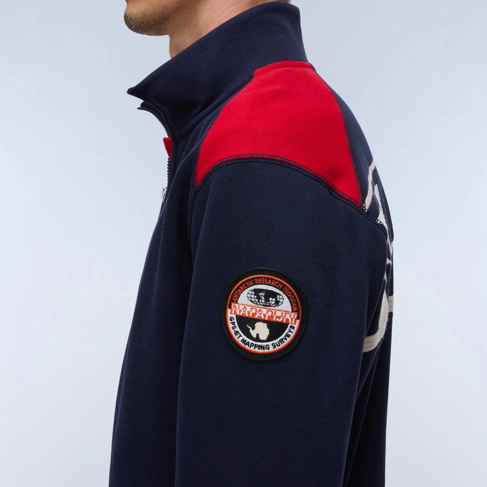 Napapijri B-ARCHIVE SWEAT FZ  NP0A8AFNMRU1 Zακέτα Μπλε F/W