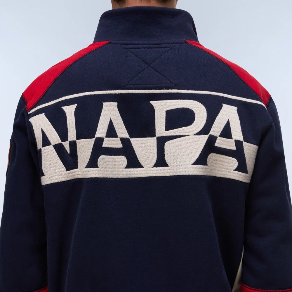 Napapijri B-ARCHIVE SWEAT FZ  NP0A8AFNMRU1 Zακέτα Μπλε F/W