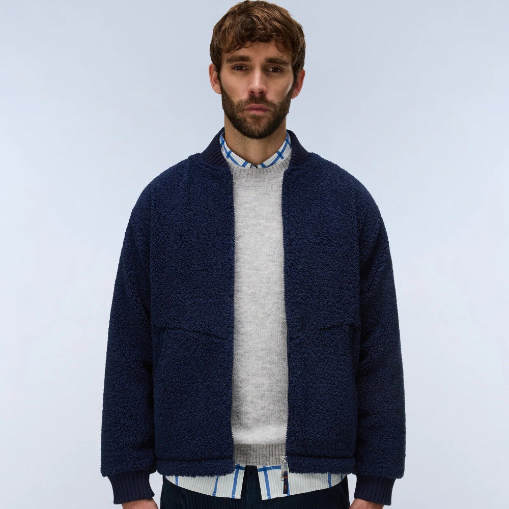 Napapijri PUTTY ARCHIVE FLEECE FZ NP0A8HKB2Q1 Μπουφάν Μπλε F/W