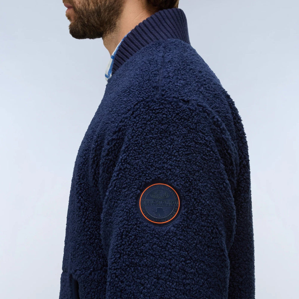 Napapijri PUTTY ARCHIVE FLEECE FZ NP0A8HKB2Q1 Μπουφάν Μπλε F/W