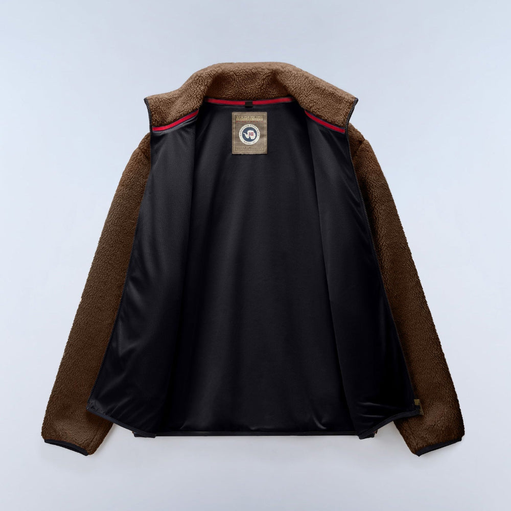 Napapijri DEMITASSE ARCHIVE FLEECE FZ NP0A48APEWT31 Zακέτα Καφέ F/W