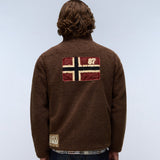 Napapijri DEMITASSE ARCHIVE FLEECE FZ NP0A48APEWT31 Zακέτα Καφέ F/W