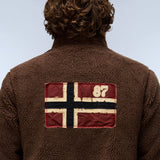 Napapijri DEMITASSE ARCHIVE FLEECE FZ NP0A48APEWT31 Zακέτα Καφέ F/W