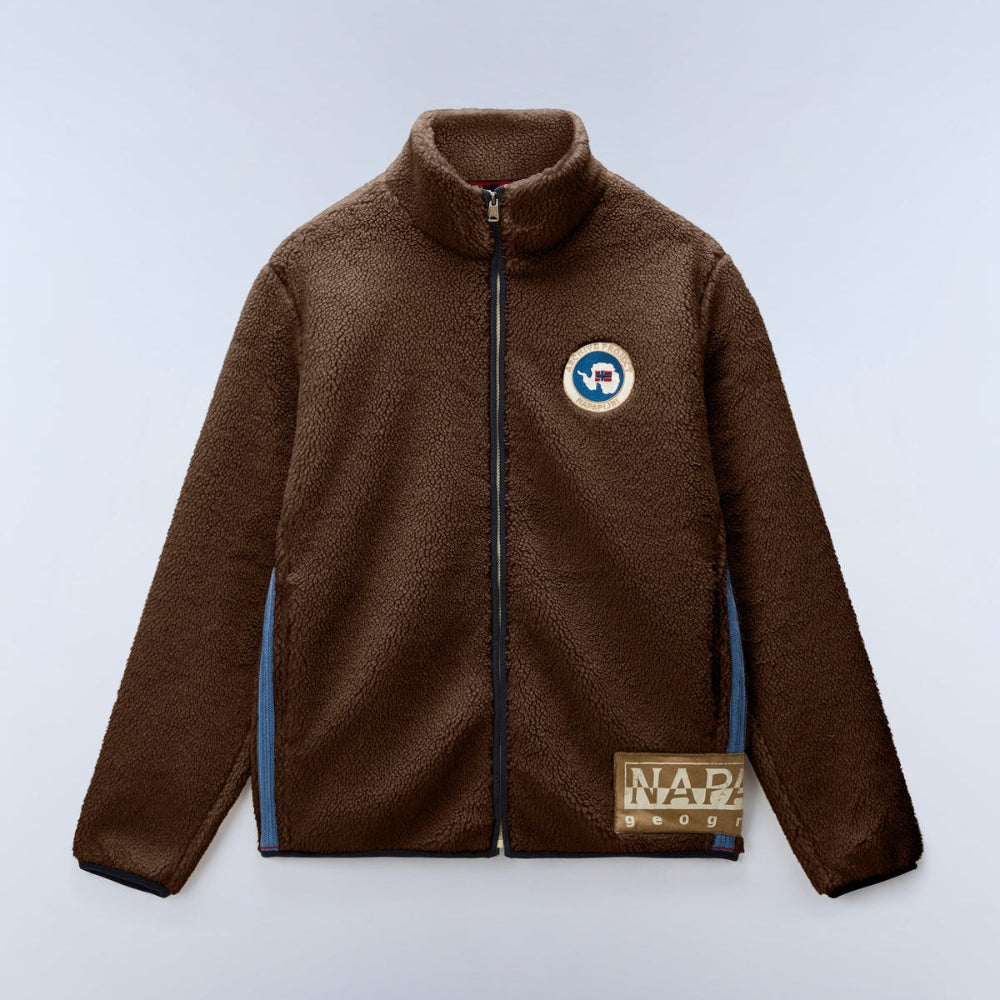 Napapijri DEMITASSE ARCHIVE FLEECE FZ NP0A48APEWT31 Zακέτα Καφέ F/W