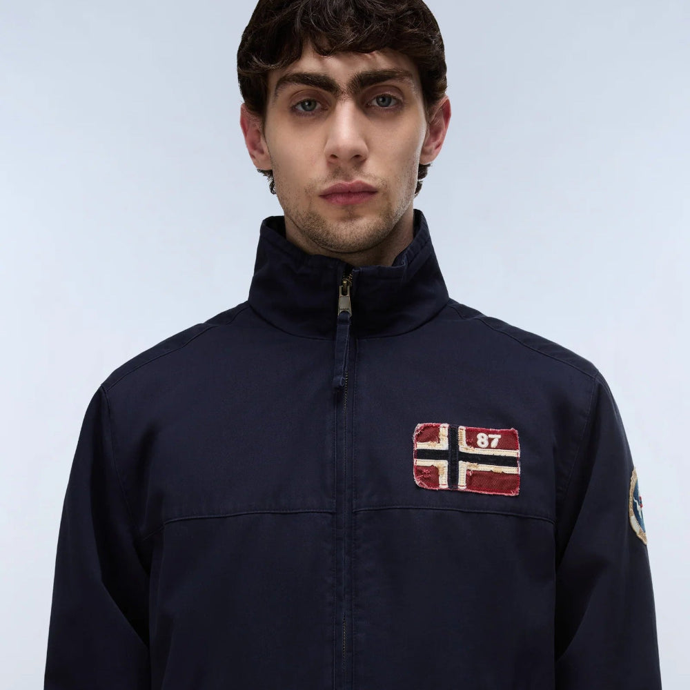 Napapijri A-ARCHIVE JKT STAND NP0A8BBR1761 Μπουφάν Μπλε  F/W