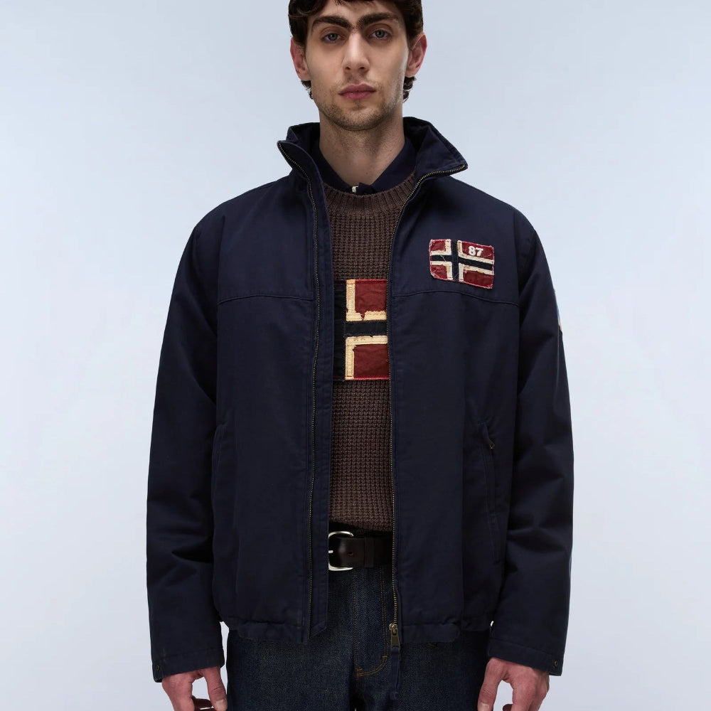 Napapijri A-ARCHIVE JKT STAND NP0A8BBR1761 Μπουφάν Μπλε  F/W
