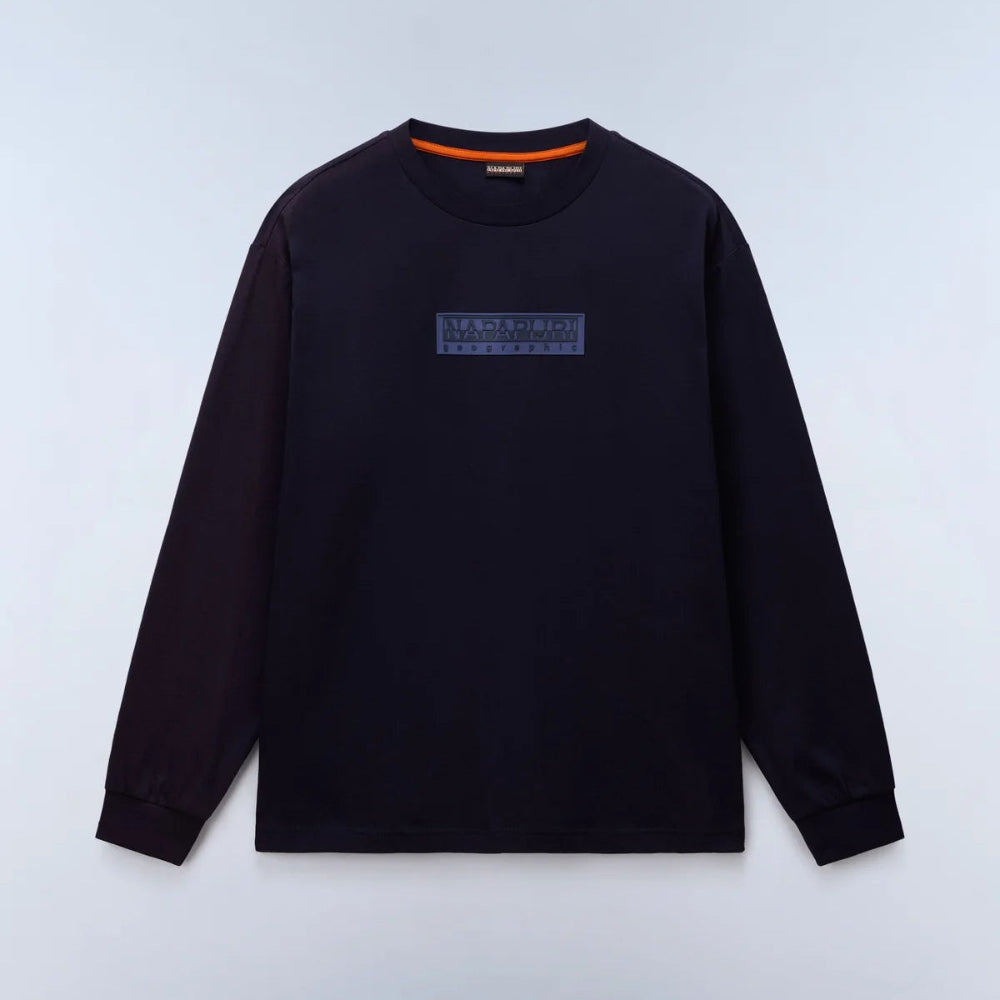 Napapijri S-BOX LOGO LS 1 NP0A8BC51761 Μακό Μπλε F/W