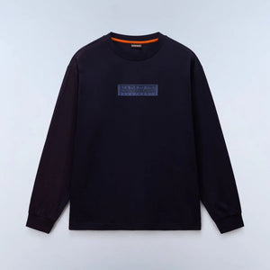 Napapijri S-BOX LOGO LS 1 NP0A8BC51761 Μακό Μπλε F/W
