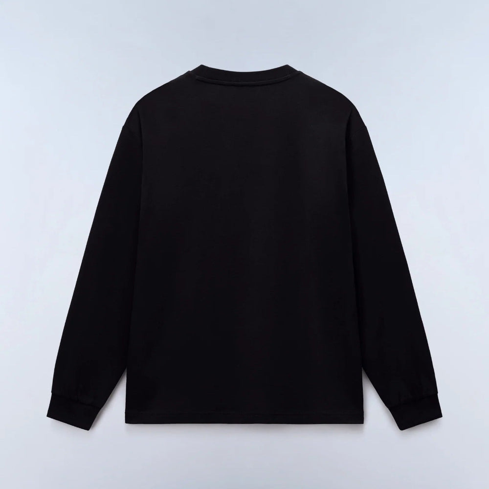 Napapijri S-BOX LOGO LS 1 NP0A8BC59411 Μακό Μαύρο F/W