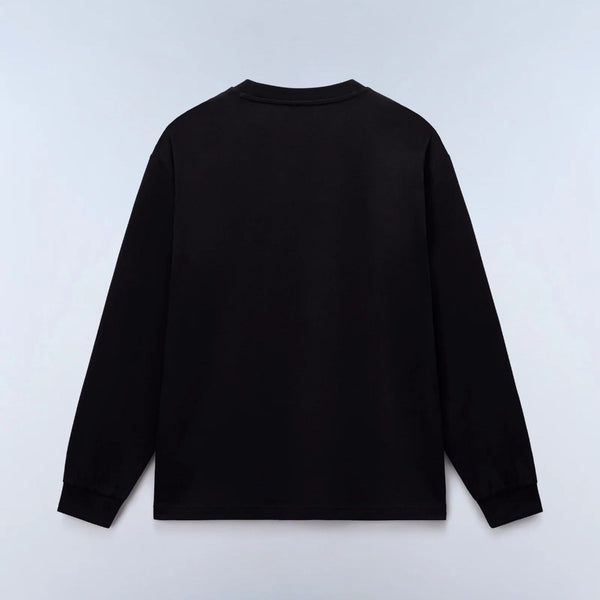 Napapijri S-BOX LOGO LS 1 NP0A8BC59411 Μακό Μαύρο F/W