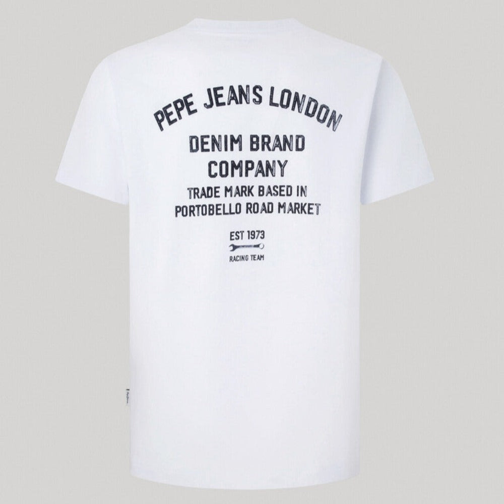 PEPE REGULAR CAVE PM509388/800 T-shirt Λευκό S/S