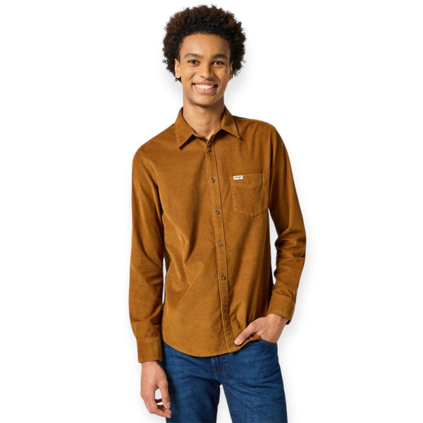 Wrangler 1 POCKET SHIRT MONKS ROBE 112357223 Πουκάμισο Ταμπά F/W