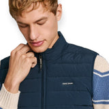 PEPE JEANS TOBY GILET PM403028/594 Αμάνικο Μπουφάν Μπλε F/W