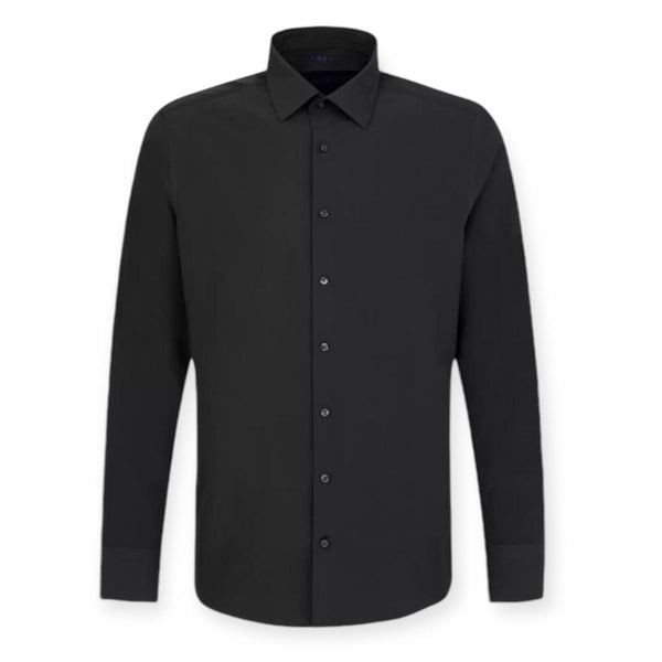Bugatti SHIRT KENT 9150/68600/290 Πουκάμισο Μαύρο F/W