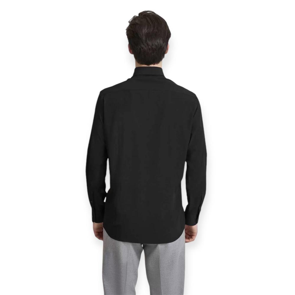 Bugatti SHIRT KENT 9150/68600/290 Πουκάμισο Μαύρο F/W