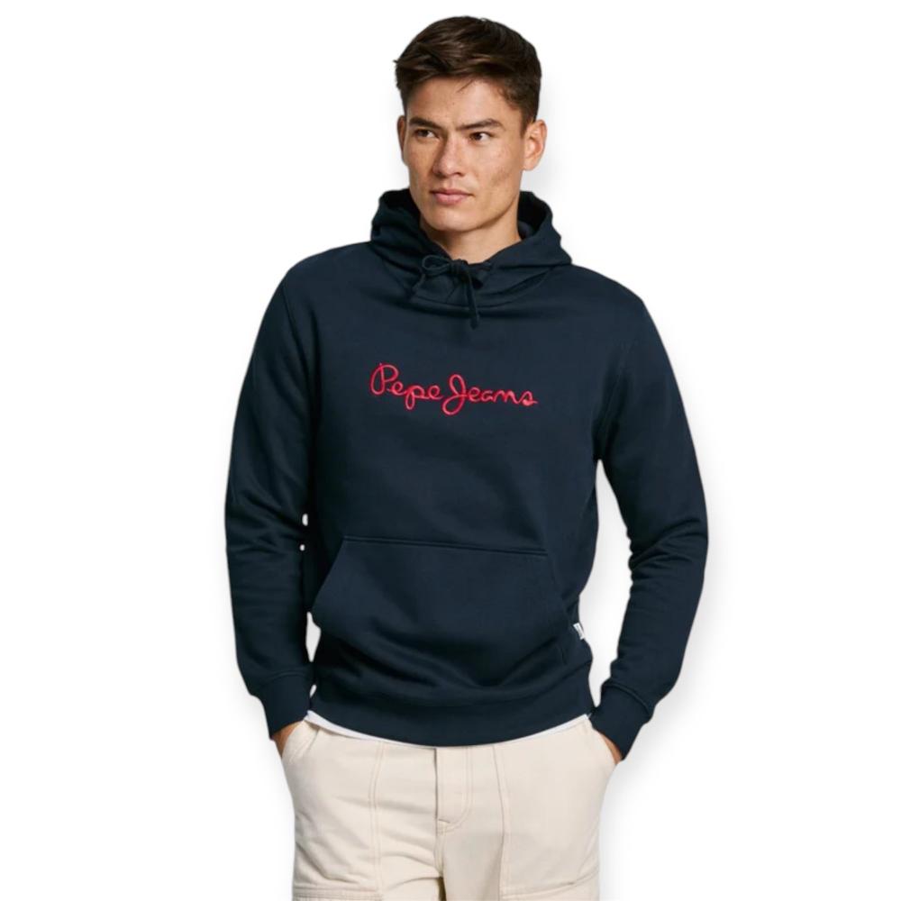 PEPE JEANS NEW JOE HOODIE PM582716/594  Φούτερ Μπλε F/W