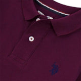 U.S. Polo Assn. MUST 49785/259 Polo Μπλούζα Μπορντό F/W