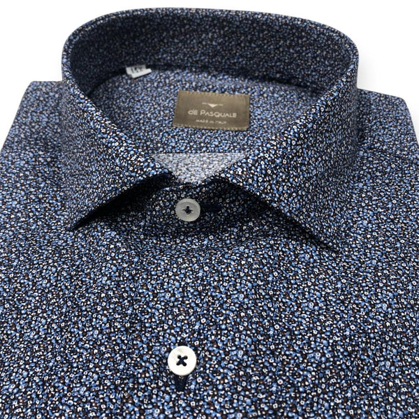De pasquale 387/D32/110 Πουκάμισο Μπλε F/W