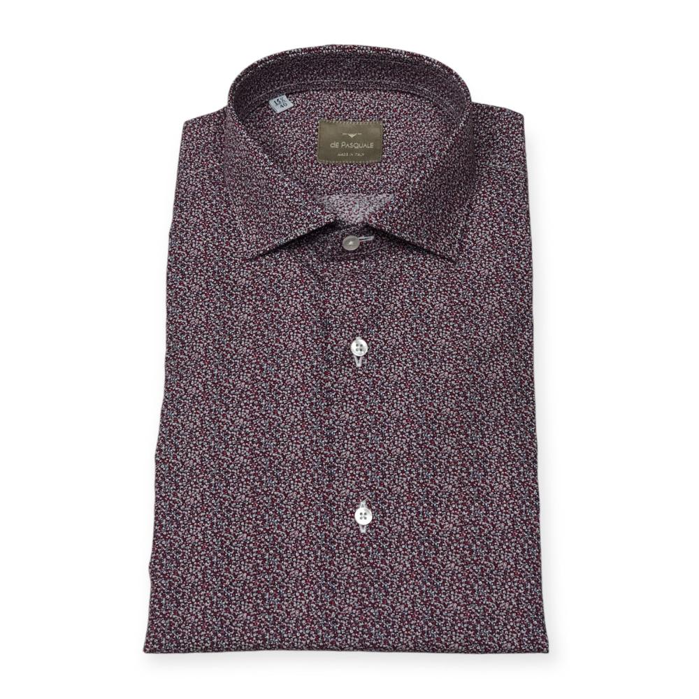 De pasquale 387/D32/108 Πουκάμισο Κόκκινο F/W
