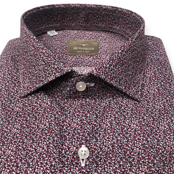 De pasquale 387/D32/108 Πουκάμισο Κόκκινο F/W