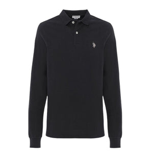 U.S. Polo Assn. MUST 49785/199 Polo Μπλούζα Μαύρη F/W