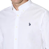 US. POLO ASSN. DIRK 52112/100  Πουκάμισο Λευκό  S/S