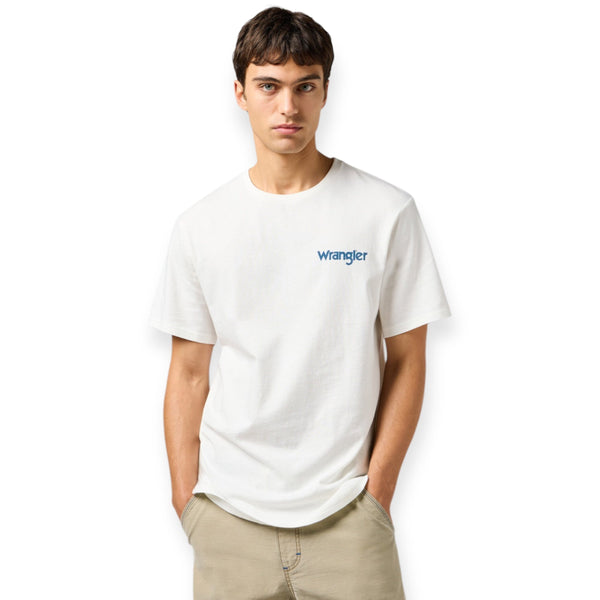 Wrangler MENS RELAXED TEE  112362835 T-shirt Μπεζ  S/S