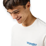 Wrangler MENS RELAXED TEE  112362835 T-shirt Μπεζ  S/S