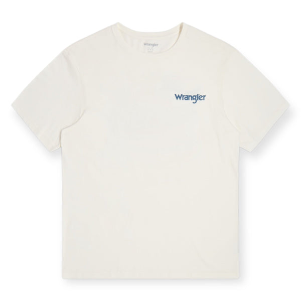 Wrangler MENS RELAXED TEE  112362835 T-shirt Μπεζ  S/S