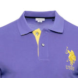U.S. Polo Assn. NEW HORSE POLO 41029/235 Polo Μπλούζα Μωβ S/S