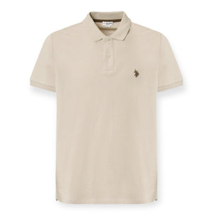 U.S POLO ASSN. KING 41197/251 Polo Μπλούζα Μπεζ S/S