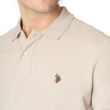 U.S POLO ASSN. KING 41197/251 Polo Μπλούζα Μπεζ S/S