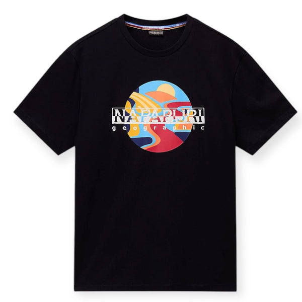 Napapijri S-VALDOR SS NP0A4IE69411 T-shirt Μαύρο S/S