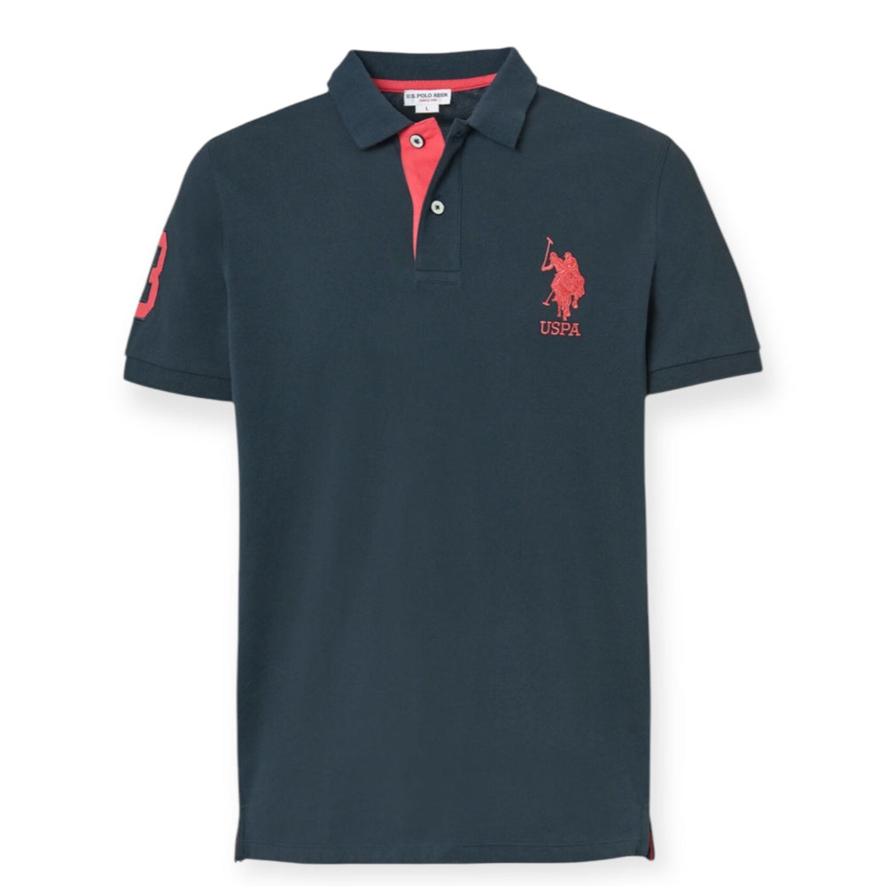 U.S POLO ASSN. KORY 67490/41029/199 Polo Μπλούζα Μαύρη S/S