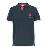 U.S POLO ASSN. KORY 67490/41029/199 Polo Μπλούζα Μαύρη S/S