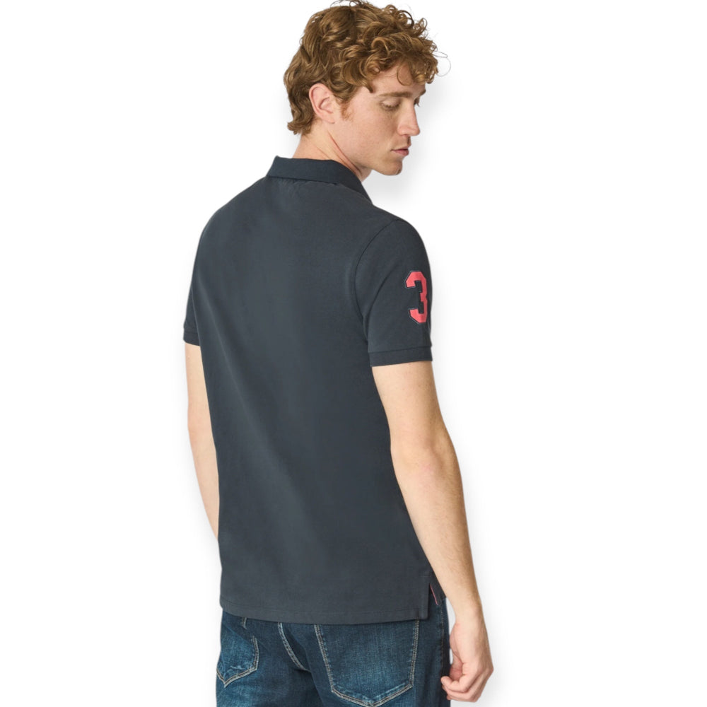 U.S POLO ASSN. KORY 67490/41029/199 Polo Μπλούζα Μαύρη S/S