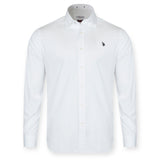 US. POLO ASSN. ZED US41104018/100 Πουκάμισο Λευκό S/S